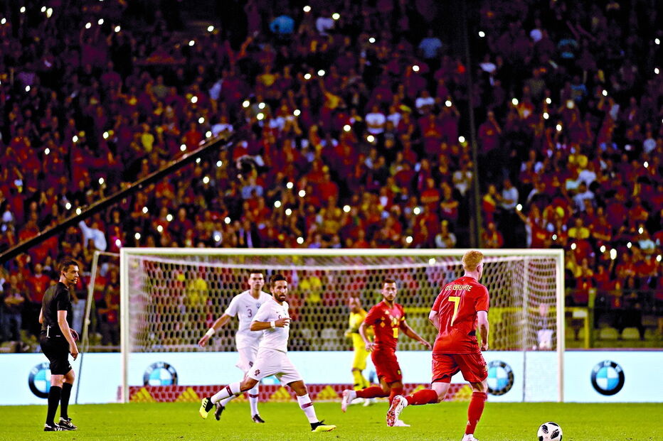 Seleção portuguesa jogou na Bélgica