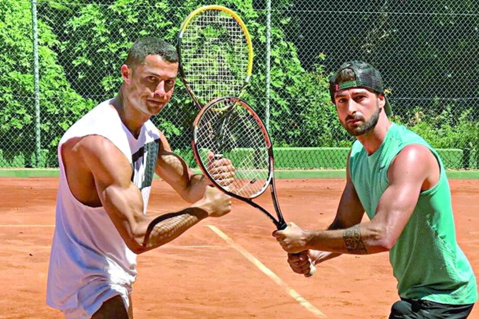 Ronaldo e o amigo Miguel Paixão