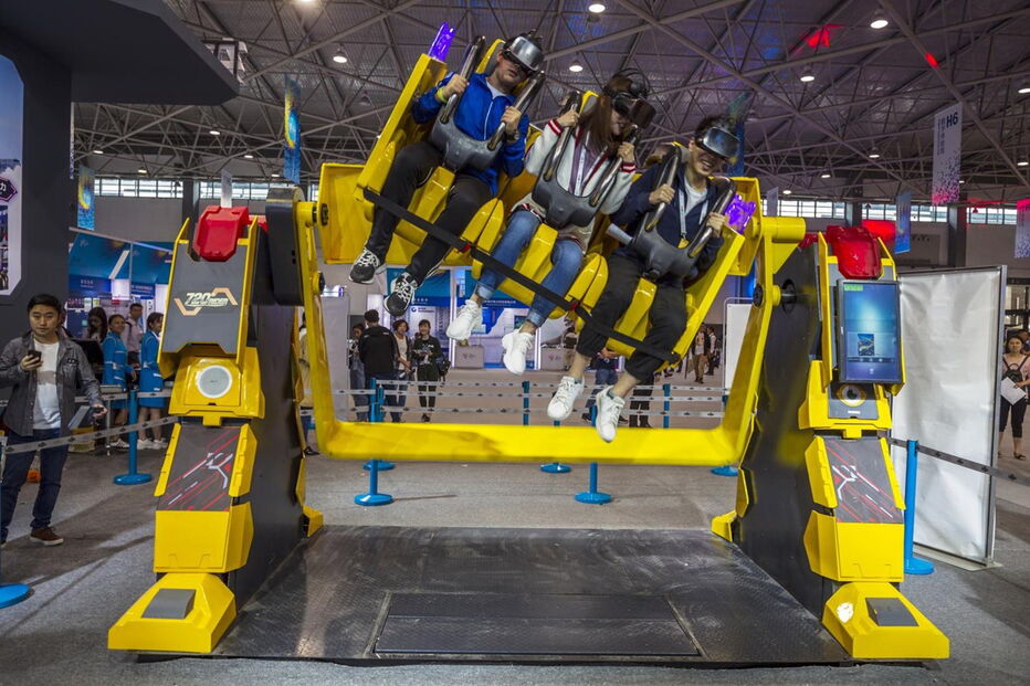 Feira de tecnologia na cidade chinesa de Guiyang