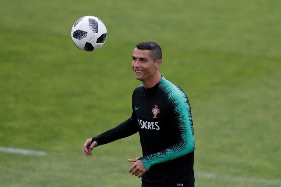 Cristiano Ronaldo na Cidade do Futebol