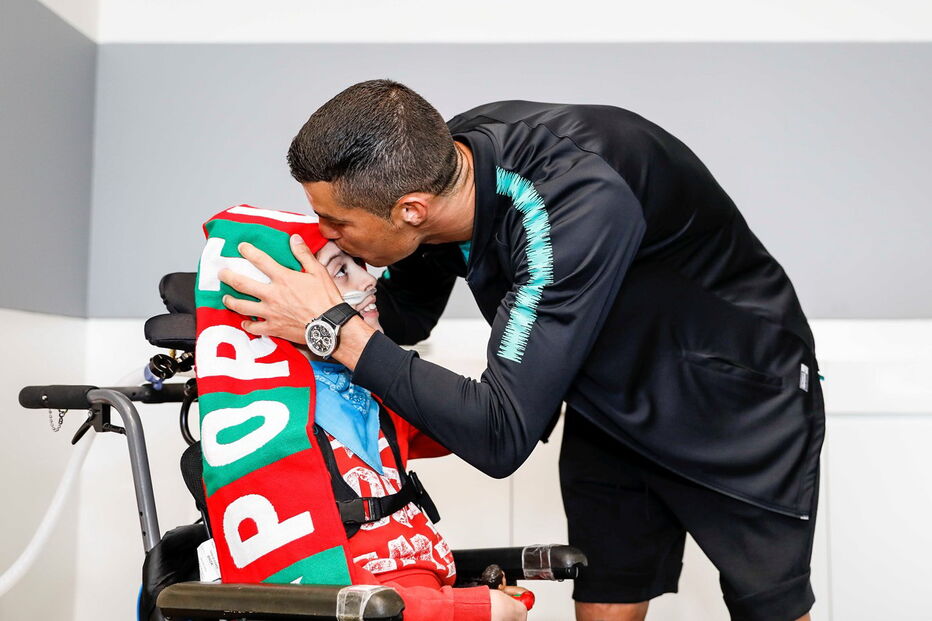 Ronaldo cumpriu sonho de crianças 