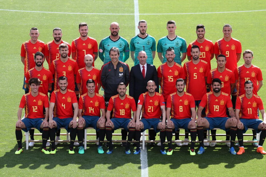 Seleção ‘Roja’ fez ontem a foto oficial