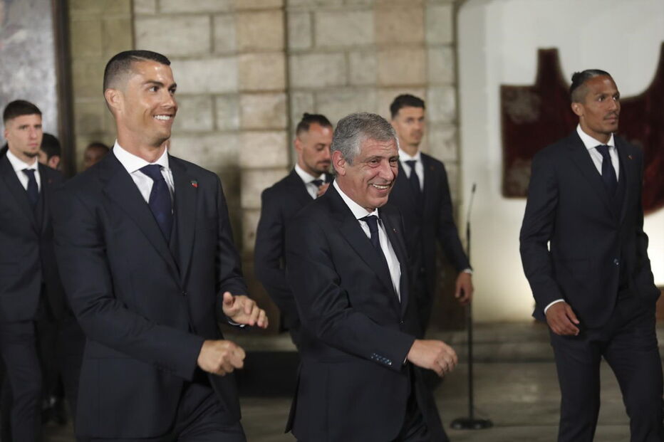 Seleção nacional foi recebida em Belém por Marcelo Rebelo de Sousa