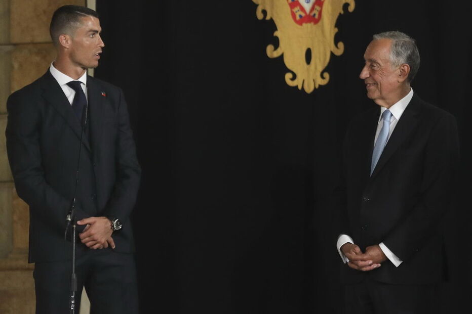 Seleção nacional foi recebida em Belém por Marcelo Rebelo de Sousa