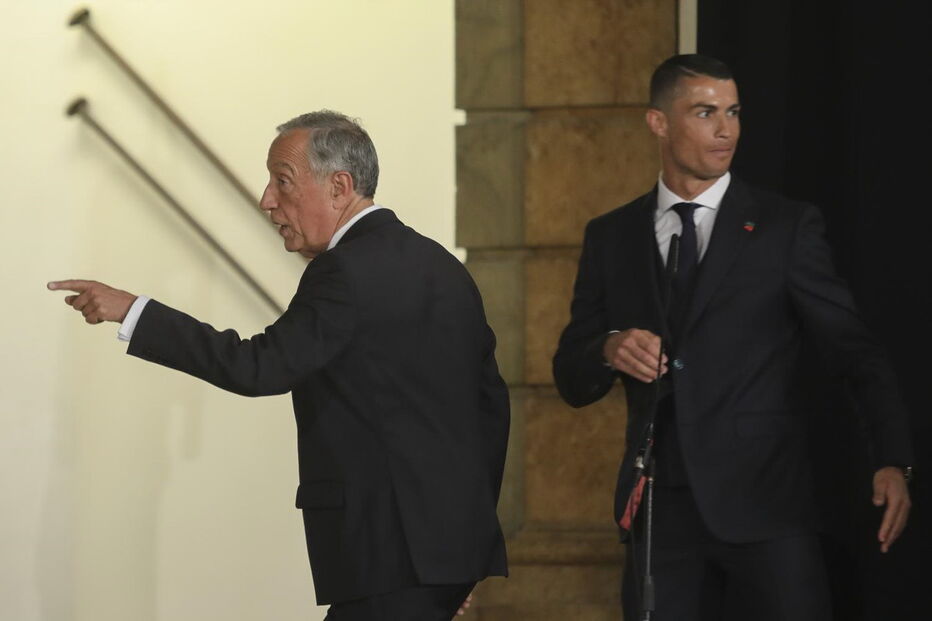 Seleção nacional foi recebida em Belém por Marcelo Rebelo de Sousa