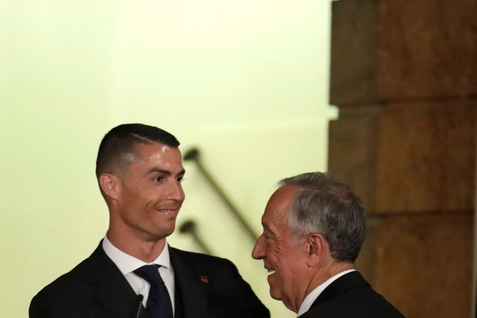 Seleção nacional foi recebida em Belém por Marcelo Rebelo de Sousa