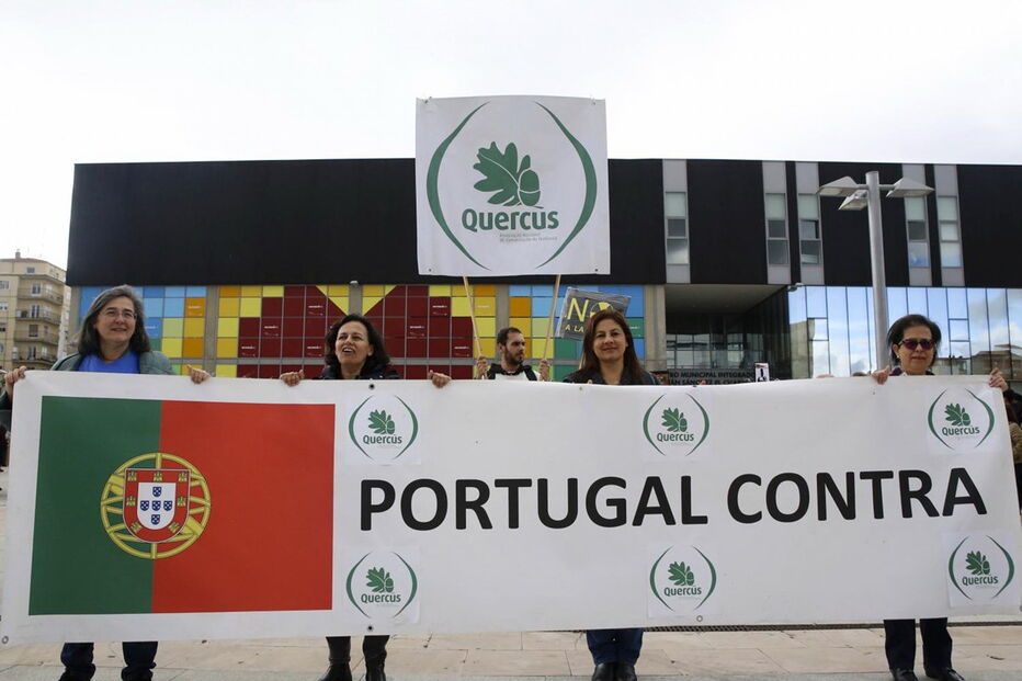 Portugueses e espanhóis juntos em Salamanca em manifestação contra nuclear