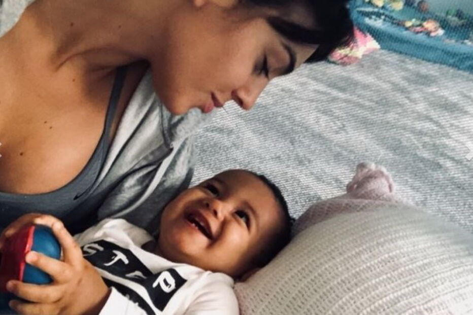 Georgina Rodríguez fascinada com Mateo