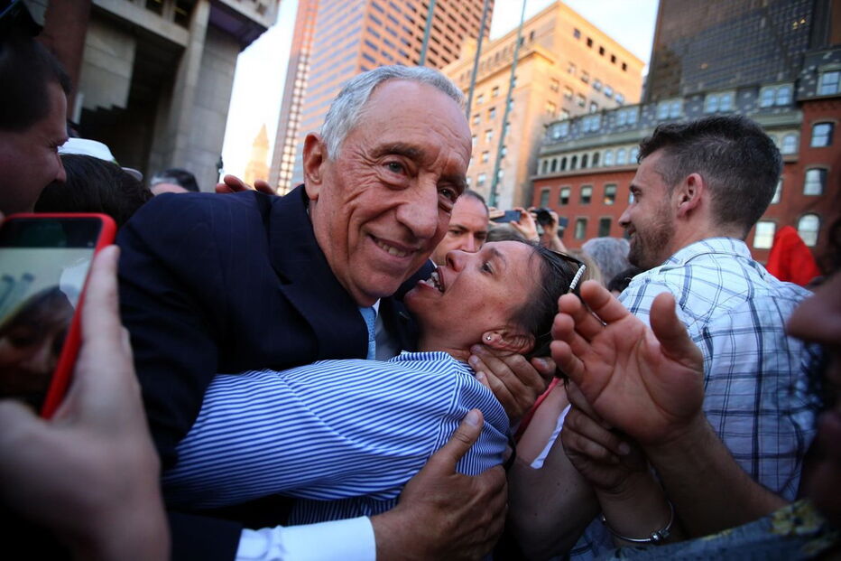 Marcelo Rebelo de Sousa e António Costa em Boston