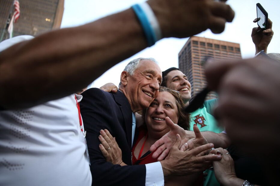 Marcelo Rebelo de Sousa e António Costa em Boston