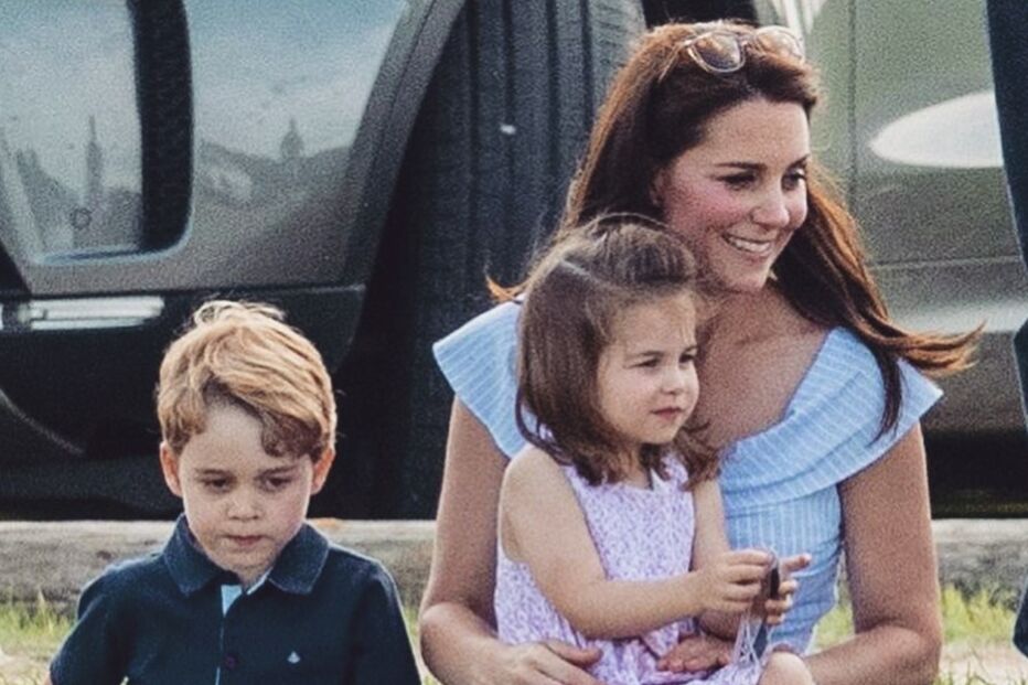 Kate Middleton, George, Charlotte 
