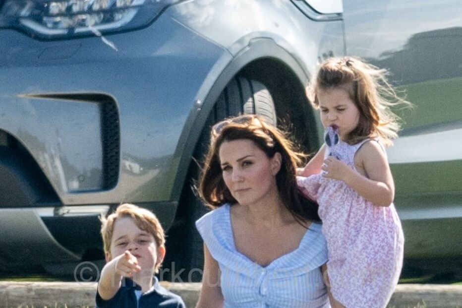 Kate Middleton, George, Charlotte 