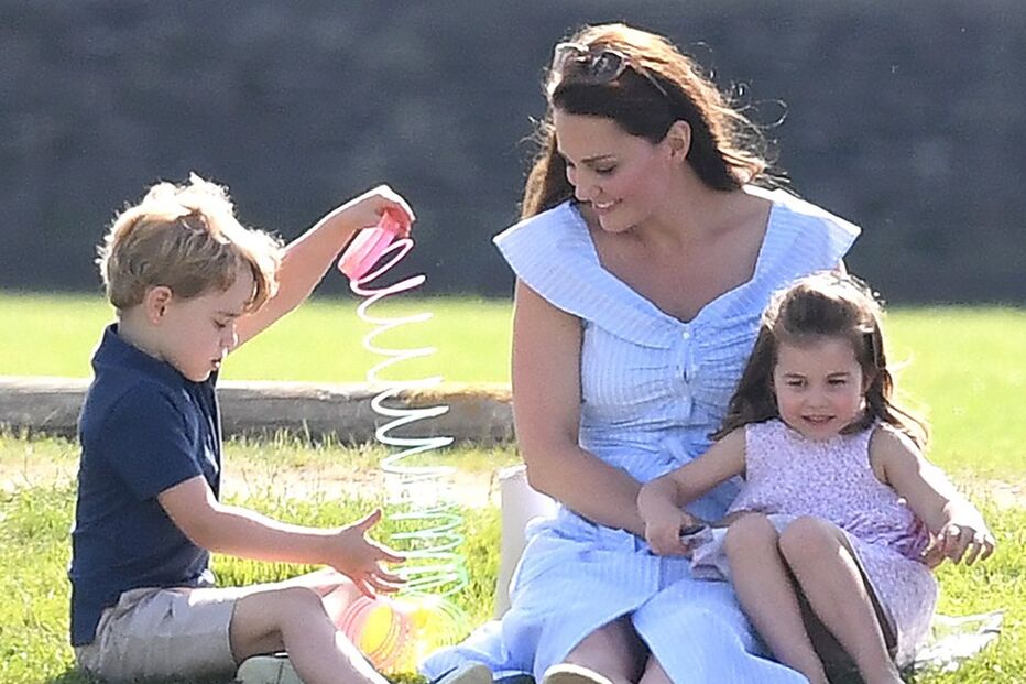 Kate Middleton, George, Charlotte 