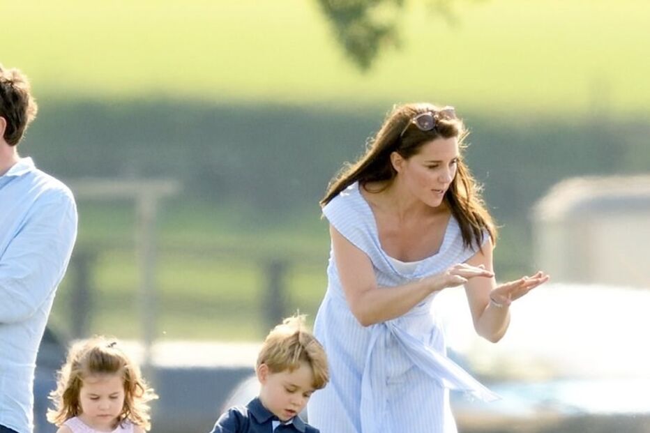 Kate Middleton, George, Charlotte 