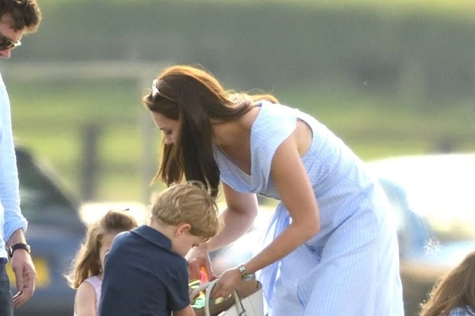 Kate Middleton, George, Charlotte 