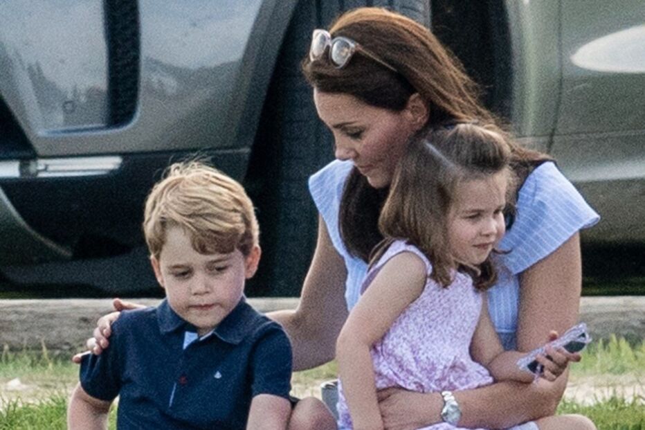 Kate Middleton, George, Charlotte 