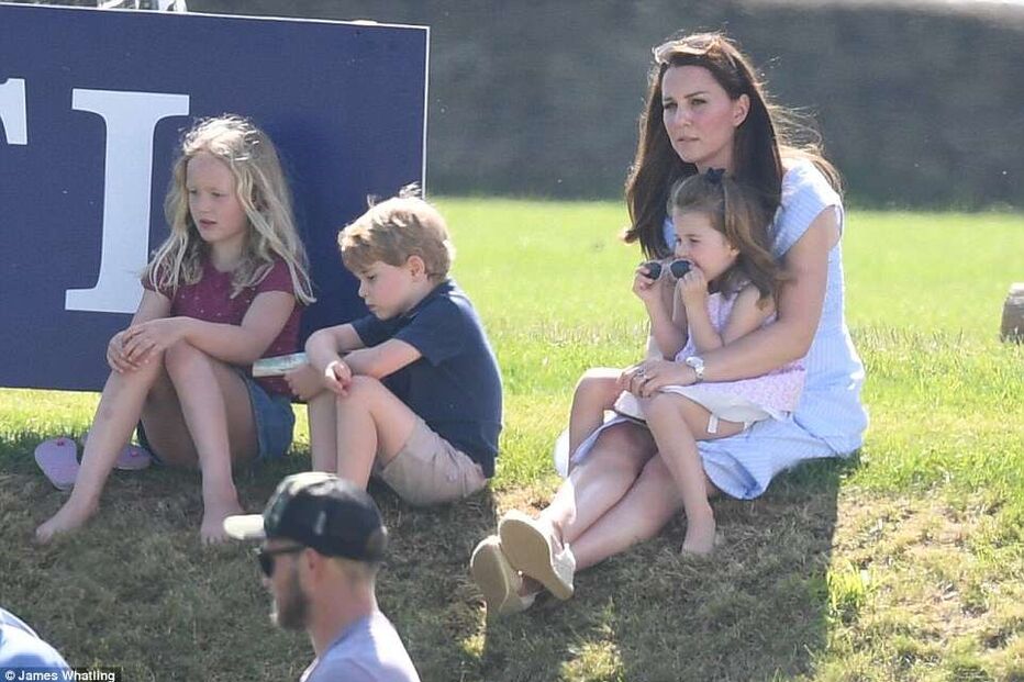 Kate Middleton, George, Charlotte 
