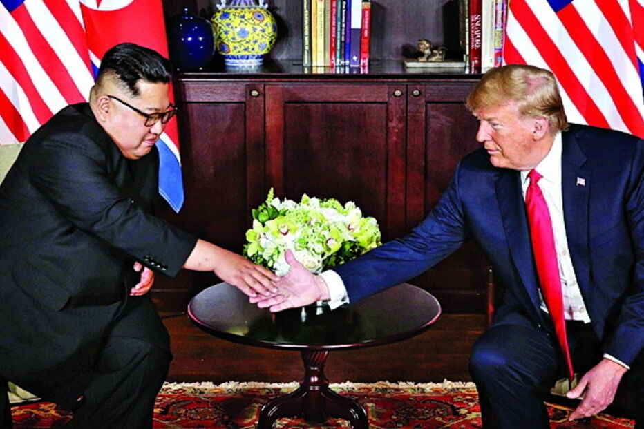 Donald Trum e Kim Jong-un