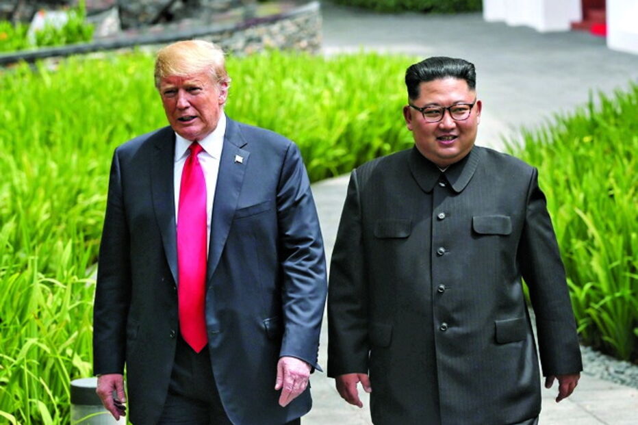 Donald Trum e Kim Jong-un
