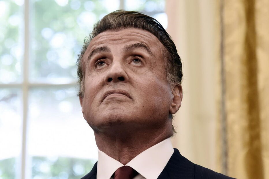 Sylvester Stallone na Casa Branca, em maio de 2018