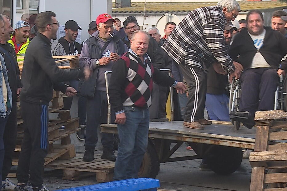 Pescadores protestam em Matosinhos