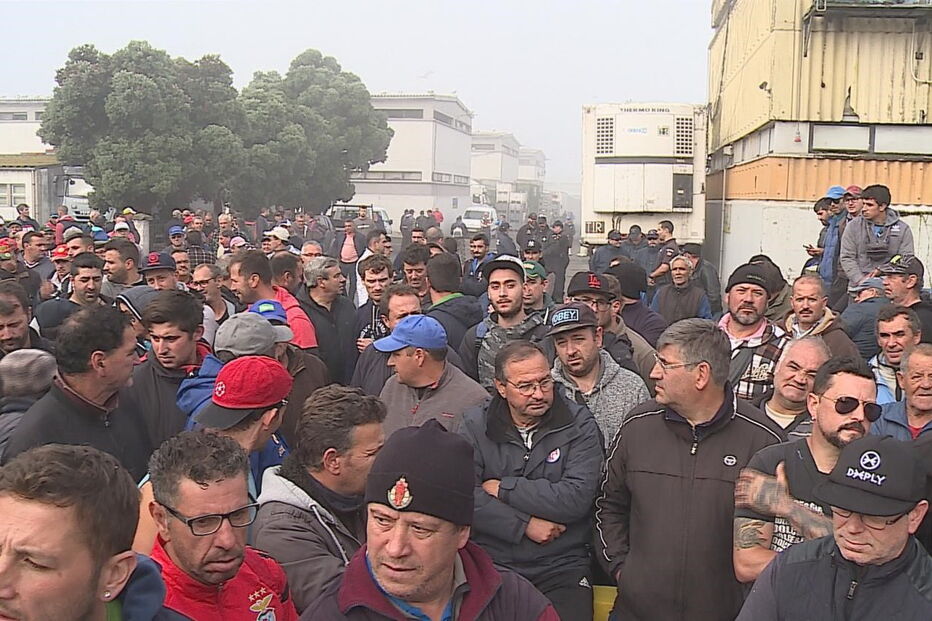 Pescadores protestam em Matosinhos