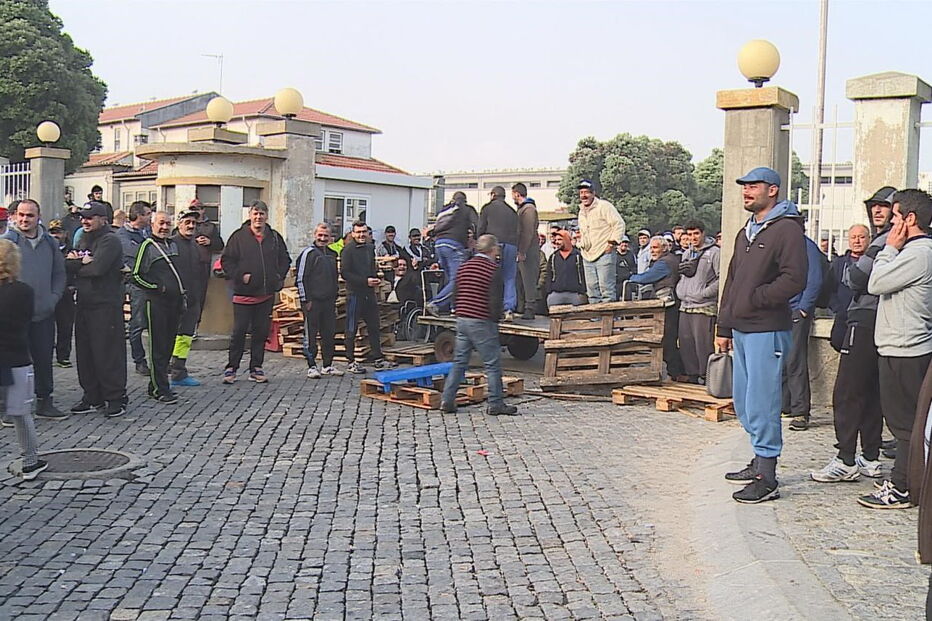 Pescadores protestam em Matosinhos