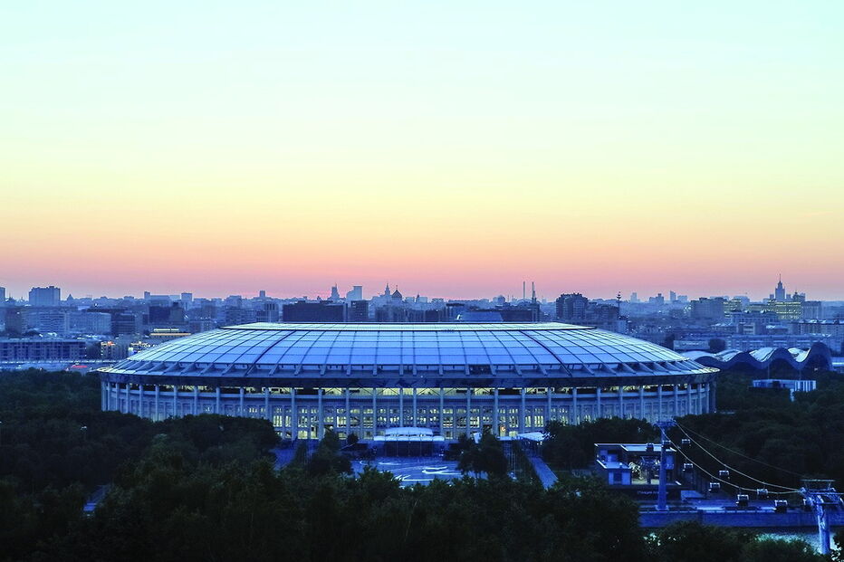 Estádio Luzhniki é o palco da estreia  
