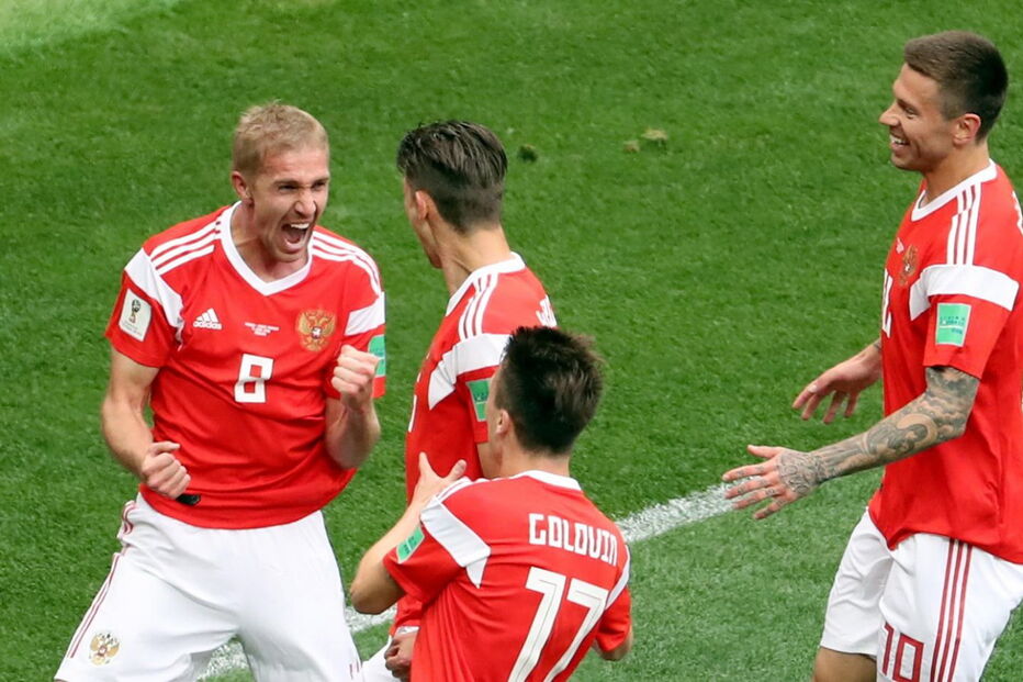 Rússia bate arábia Saudita na abertura do Mundial