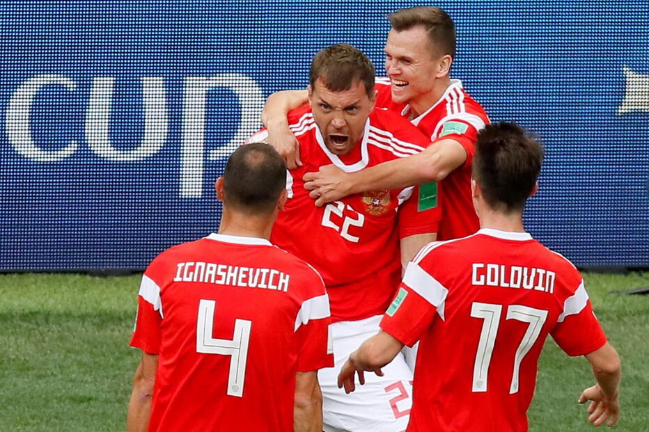 Rússia bate arábia Saudita na abertura do Mundial
