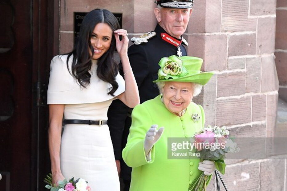 Megan Markle e Isabel II mostraram cumplicidade em cerimónia pública