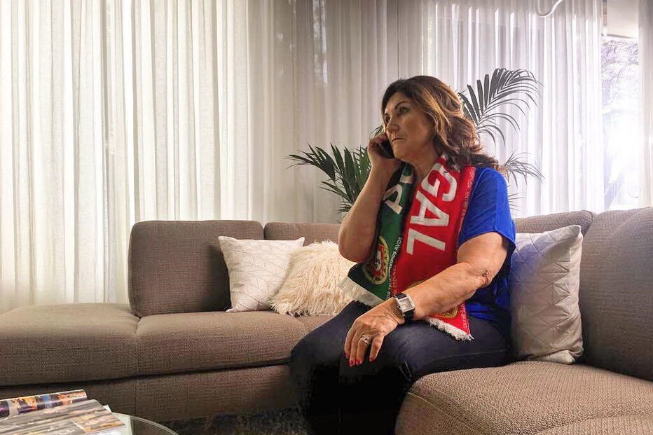 Dolores Aveiro apoia Ronaldo e a Seleção nas redes socias