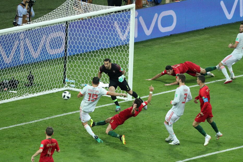 Diego Costa fez o 2-2 para Espanha no jogo com Portugal