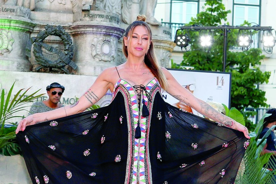 Merche Romero em desfile de moda em Lisboa