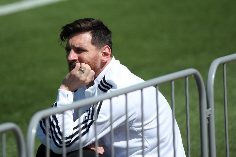 Argentina de Messi treina em Moscovo