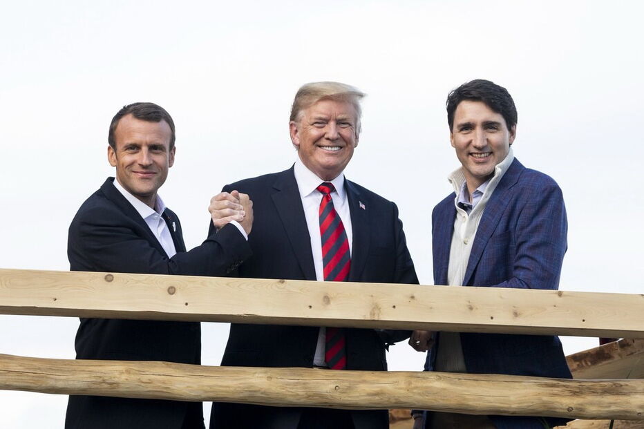Trump e líderes do G7