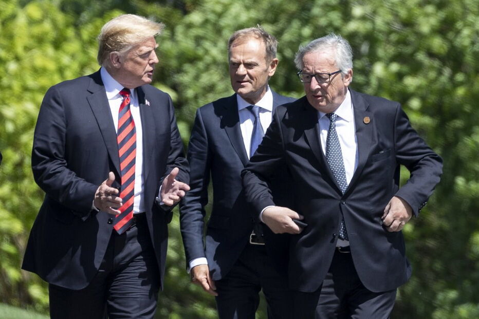 Trump e líderes do G7