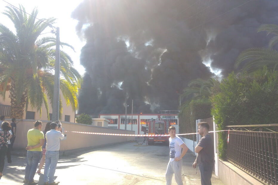 Incêndio em Fábrica em Felgueiras