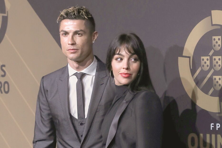 Georgina Rodriguez com Cristiano Ronaldo