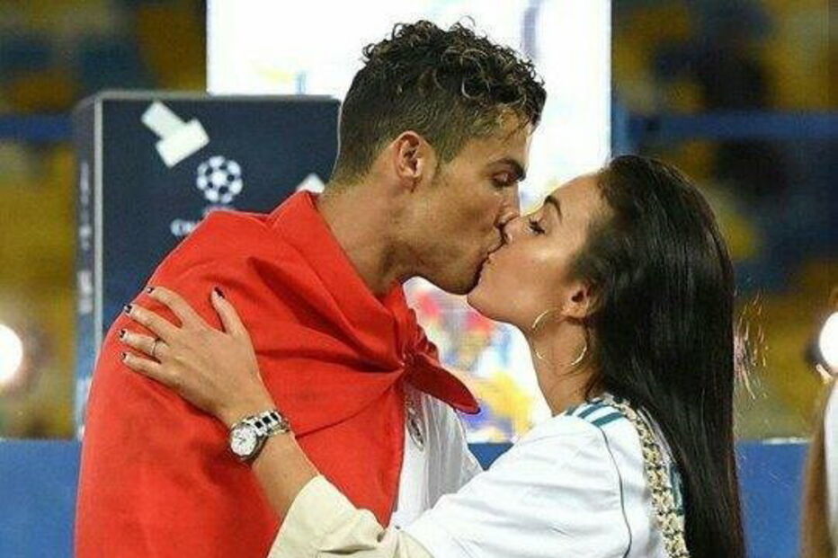 Georgina Rodriguez com Cristiano Ronaldo