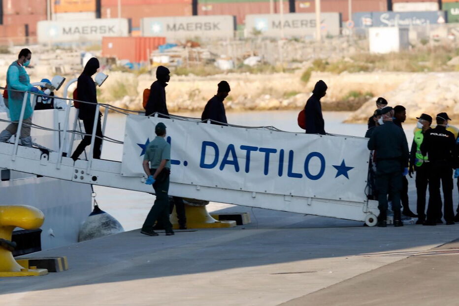 'Datillo' é o primeiro barco deste grupo a atracar.