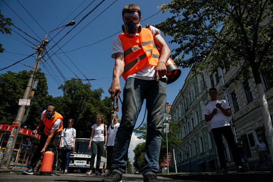 Manifestação gay em Kiev