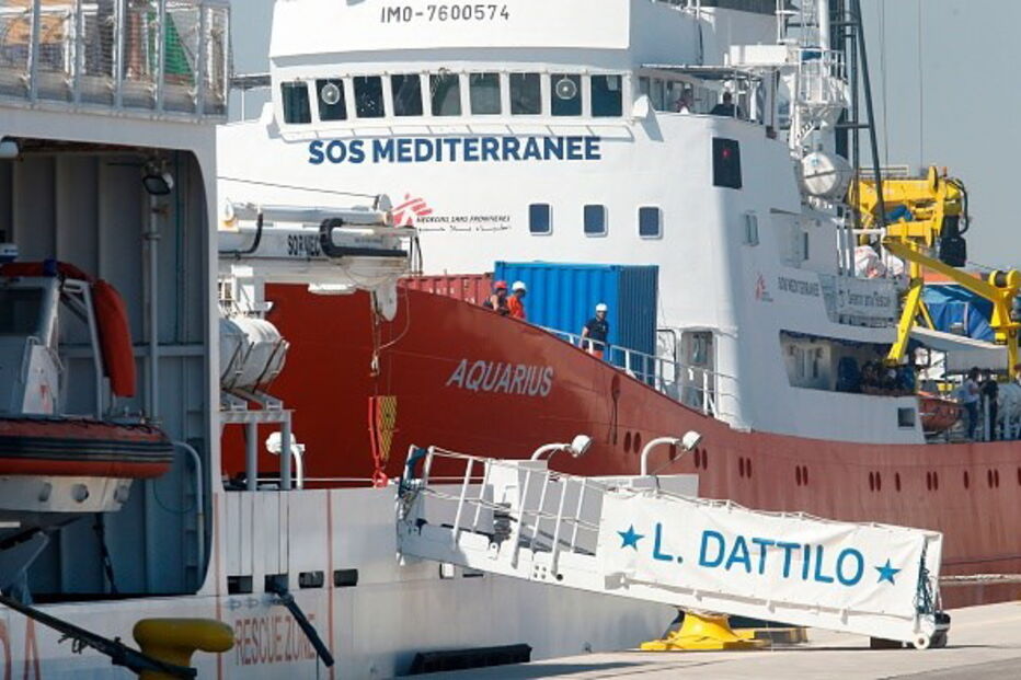 Primeiros migrantes do 'Aquarius' em Valência