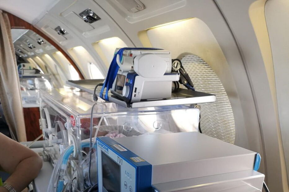 Força Aérea transporta recém-nascido para Lisboa