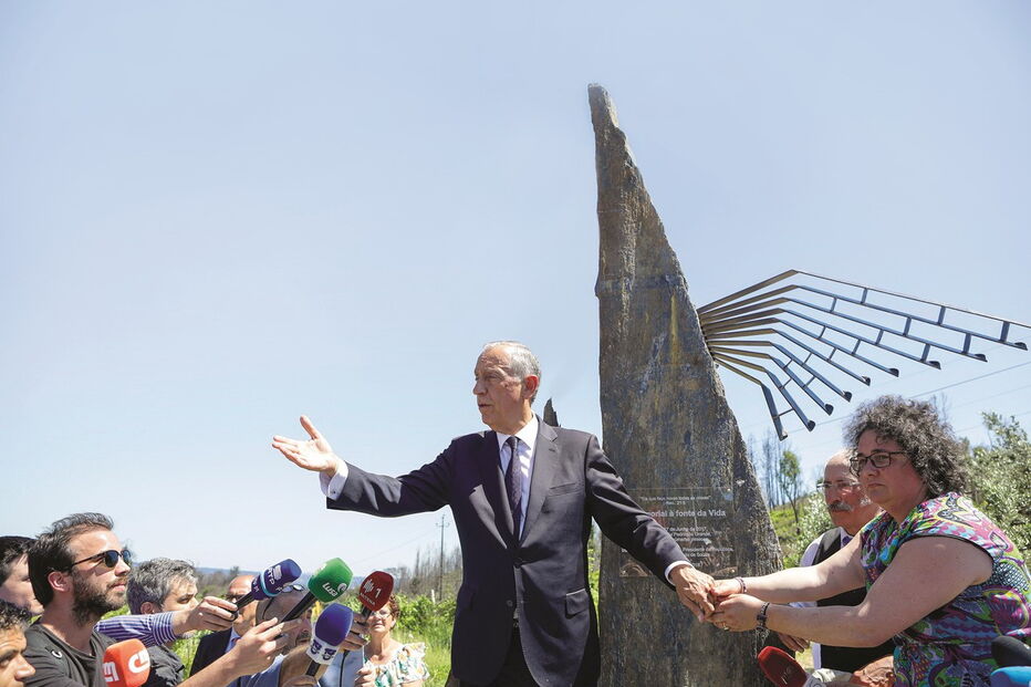 Marcelo Rebelo de Sousa inaugurou memorial das vítimas em Nodeirinho