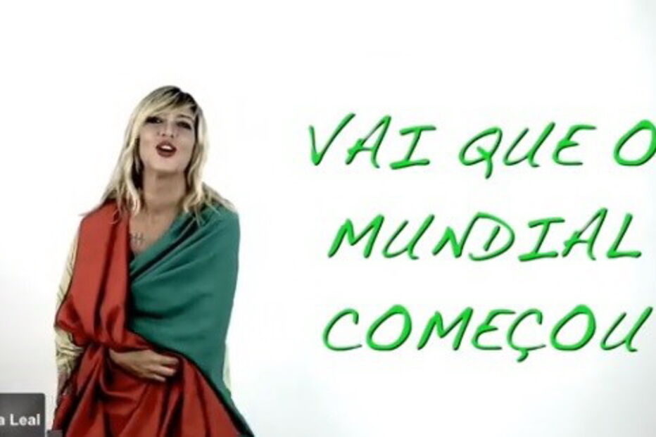 Maria Leal canta para a seleção nacional