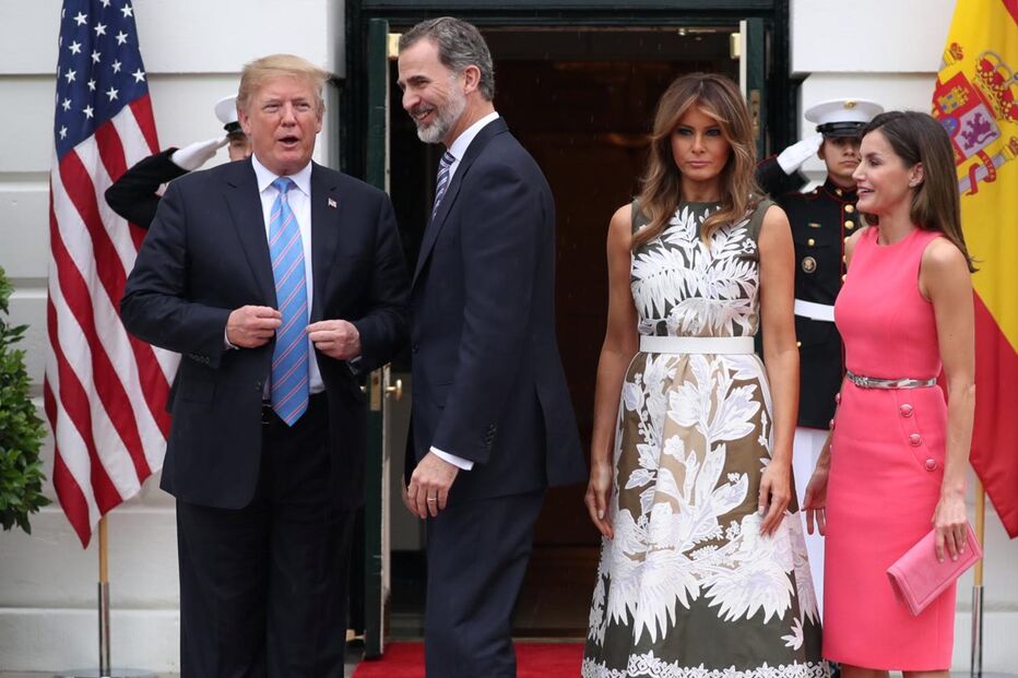 Reis, Espanha, Casa Branca, EUA, Donald Trump, Melania Trump, Viagem de Estado