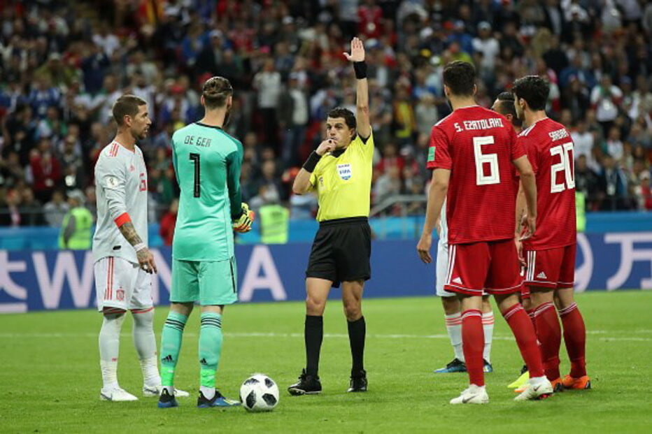 Jogo entre Espanha e Irão