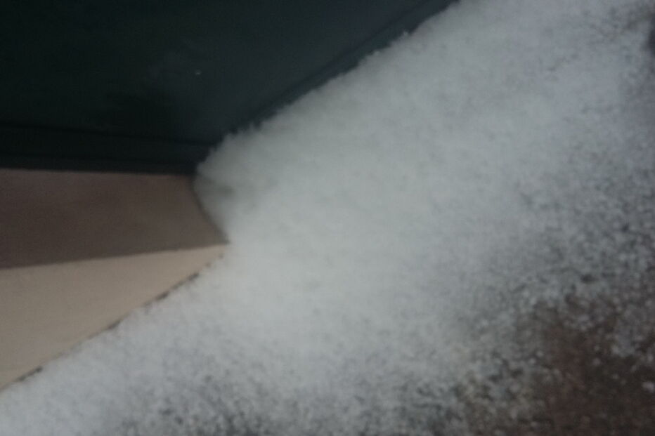 Imagens do mau tempo em Lamego enviadas por Valentim Granjo 