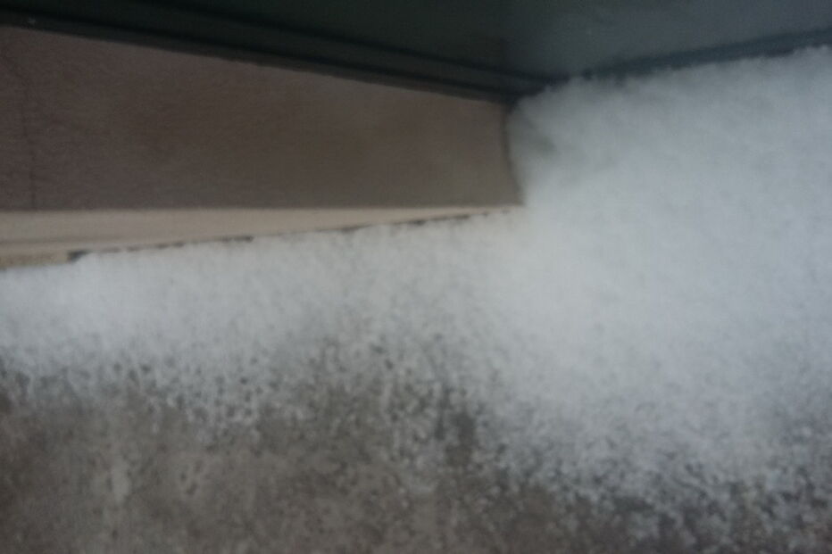 Imagens do mau tempo em Lamego enviadas por Valentim Granjo 